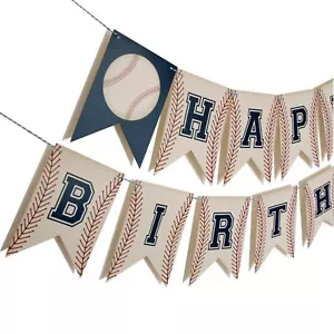 Baseball Birthday Banner,Baseball Party Decorations,Party Garland, Birthday D... - Picture 1 of 7