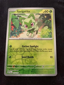 Pokemon TCG - Sprigatito - 013/193 Reverse Holo Scarlet & Violet: Paldea Evolved - Picture 1 of 1
