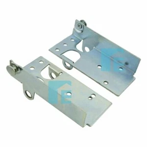 Universal Sectional Panel Lift Garage Door Bottom Hinge Hanger Bracket Pair - Picture 1 of 5