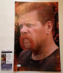 Michael Cudlitz / Abraham JSA COA SIGNED: Walking Dead Con Exclusive Art Print - Bild 1 von 4