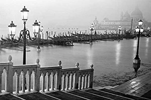 Scalinata Canal Grande Venezia Italia - Poster Stampa artistica fotografica 36x24 NY844 - Foto 1 di 1