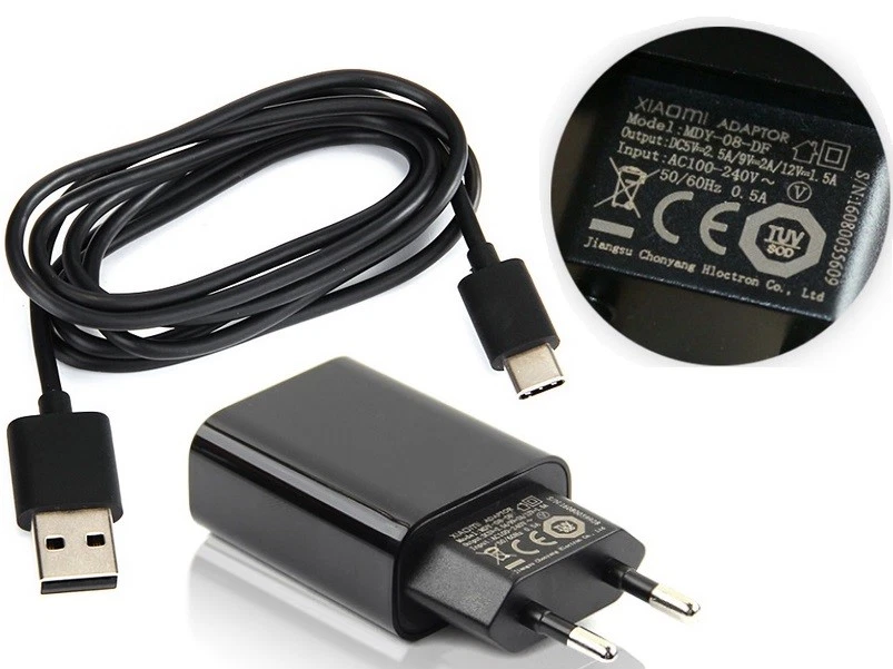 Originale Xiaomi MDY-08DF Caricabatteria Cavo Dati Per Mi Nota 2/3 - Immagine 1 di 1