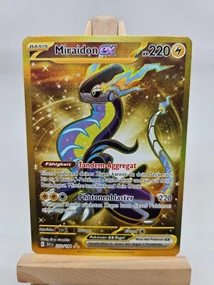 Pokemon Karte: Miraidon EX 253/198 Karmesin & Purpur GOLD Near Mint Deutsch - Bild 1 von 4