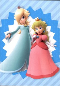 Super Mario Trading Card 120 - Peach & Rosalina  - Group - 2022