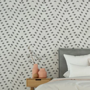 Nursery Wall Decor Stencil / INDIGENOUS - ZigZag Spots Pattern stencil - Picture 1 of 7