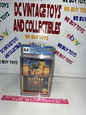 Vintage 1998 Desert Strike Return to the Gulf Sega Genesis  New CGC 8.0 🔥 - Image 1 of 4