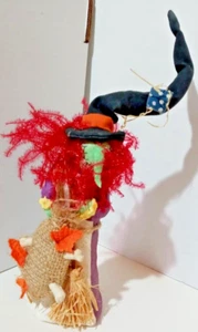 Halloween Witch Figure Doll Statute Resin 10" - Picture 1 of 2
