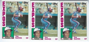 1984 Topps #370 Tim Raines Montreal Expos - Picture 1 of 4
