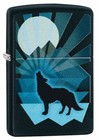 Wolf and Moon Design Zippo Lighter (Zippo Code 29864)