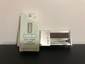 Clinique Brow Shaper #01 formbare taupe 0,11 oz volle Größe in Verpackung - Bild 1 von 2