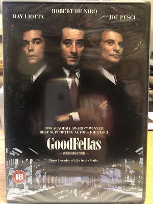 Goodfellas 1990 Classic Mafia Mob Gangster DVD New Robert De Niro Joe Pesci - Image 1 of 2