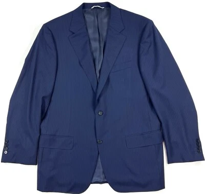 Canali 1934 Travel 2 Button Sport Coat Mens Sz US 44 EU 54 Long Blazer Italy - Image 1 of 4