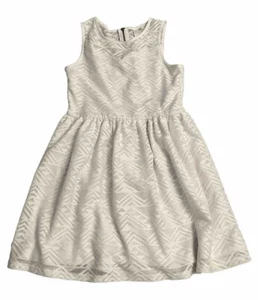 It's Girls White Spring/Summer Sun Dress size Lg 10-12 Girls Knee Length - Picture 1 of 4
