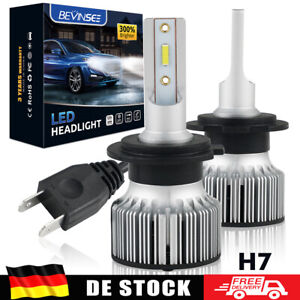 Bevinsee 2x H7 Scheinwerfer Birnen Auto Abblendlicht Fernlicht Lampe Glühbirnen
