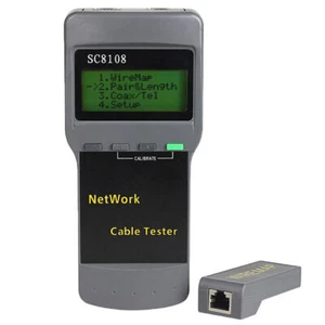 RJ45 Netzwerktester Kabeltester Network Cable Tester Netzwerktester - Bild 1 von 7