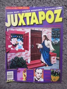 JUXTAPOZ 1995 HISTORY OF THE ROCK POSTER W/NEON PARK+MOSCOSO+COOP+KOZIK VG-RARE - Picture 1 of 19