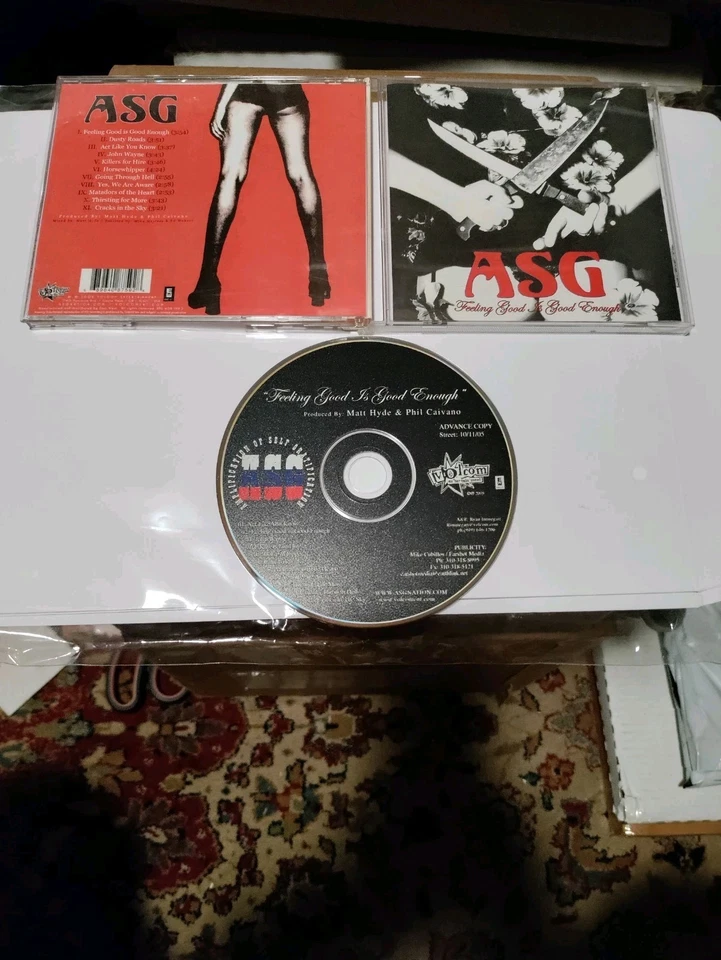 ASG Feeling Good Is Good Enough Cd Rare Sword Baroness Clutch Fu Manchu Red Fang Foto 1 de 1