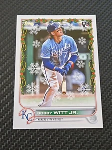 2022 Topps Holiday Variation Bobby Witt Jr. #HW150 Snow Flakes (RC) - Picture 1 of 2