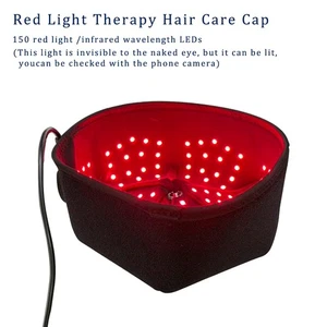 650 nm/850 nm Rotlichttherapie Haarausfall Behandlung Kappe Wachstum Nachwachsen Helm - Bild 1 von 7