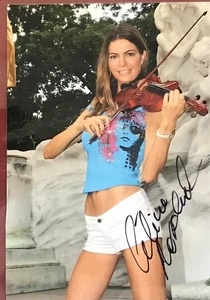 Céline Roscheck Model Miss Schweiz autograph signed 4"x6" photo - Picture 1 of 1