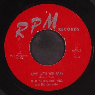 B.B. KING: jump with you baby / lonely and blue RPM 7" Single 45 RPM - Image 1 of 2