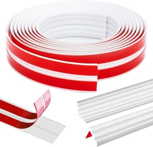 Flexible Wall Corner Protector Moulding Trim, Peel and Stick 3/4" x 10ft NEW - Picture 1 of 7