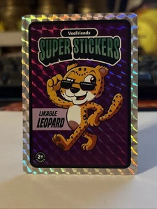 2025 VeeFriends Super Stickers Manga Base Likable Leopard - Picture 1 of 2