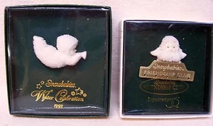 Department 56 Snowbabies 98 Friendship Pin und Friendship Club Pin - Bild 1 von 1