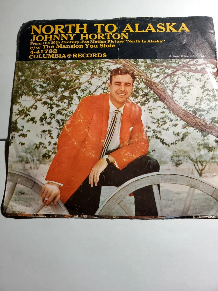 Johnny Horton NORTH TO ALASKA / THE MANSION YOU STOLE 45 RPM 1960 PS/VG+F12 - Image 1 of 1