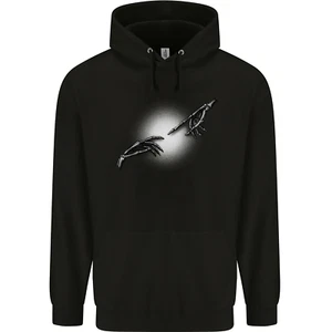 Gothic Creation of Adam Parody Goth Funny Childrens Kids Hoodie - Picture 1 of 3