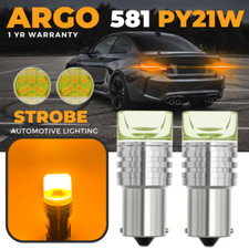 For Audi A4 B7 Amber LED Front Indicator Repeater Bulbs 2004-2008 12v