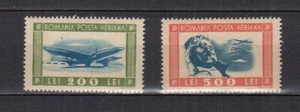 Roumanie 1946 poste aérienne 2 timbres non oblitérés / TE4992 - Imagen 1 de 1