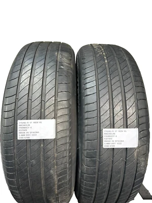 2 PNEUS D'OCCASION 215/65 R 17 103V XL MICHELIN ÉTÉ 5 MM DOT 1222 PNEUS D'OCC... - Photo 1/4