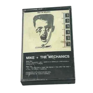Mike + The Mechanics Self Titled Cassette Tape Vintage 1985 - Imagen 1 de 3
