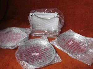 Infusion Collection Confezione 3 Coperture Cromate Triplo Bruciatore Buffet con Coperchio Poggia NUOVO - Foto 1 di 3