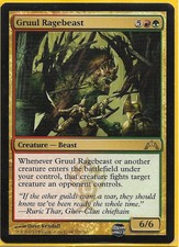 MTG magic 4x Gruul Ragebeast (M/NM) Gatecrash
