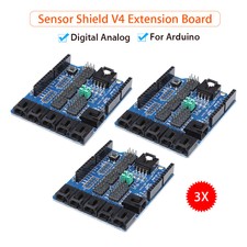 3X Digital Analog Module V4 Sensor Shield Board For Arduino UNO MEGA Compatible