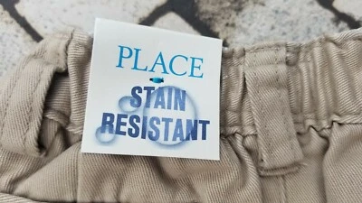 The Childrens Place NUEVO Pantalones Caqui Bebé Niño 12 Meses Nuevo Con Etiquetas Algodón Foto 1 de 4