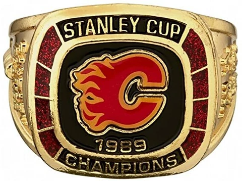 Molson Canadian 1989 Calgary Flames Stanley Cup NHL Replica Ring Cover