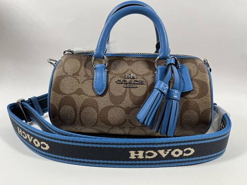 Tracolla Coach in tela firmata nuova con etichetta