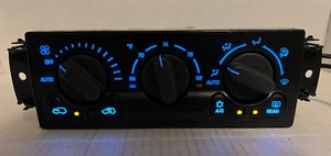 *REBUILT* LED 00-02 TAHOE YUKON SILVERADO SIERRA ESCALADE AUTO CLIMATE CONTROL - Picture 1 of 4