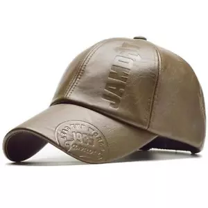 De Cuero Gorras Para Hombre Mujer Pu Estilo De Colección Cachuchas Informales De Moda - Imagen 1 de 15
