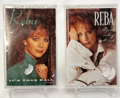 Reba McEntire “Its Your Call “ & “Read My Mind”Cassette Tape 1992-94 SEALED - Image 1 of 4