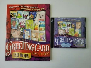 Art Explosion Greeting Card Factory CD and User Manual - Picture 1 of 2