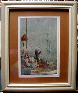 Franklin Booth Her Majesty Original Flying Islands Antique Fantasy Book Plate - Picture 1 of 4