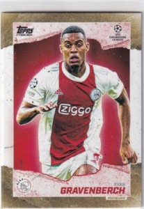 2021/22 Topps UCL Gold Champions League Ryan Gravenberch