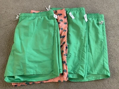 Lote De 4 Bañadores 4XL Altos Verde Naranja Azul Marino Antiguo Nuevo Con Etiquetas  Foto 1 de 4