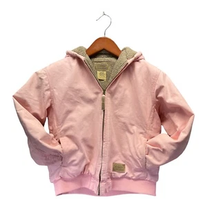 SCHMIDT Youth Sherpa Lined Bomber Jacket Youth Large (14-16) Pink - Picture 1 of 7