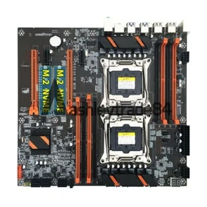 1PCS NEW X99 Dual Way Server Motherboard 2011-3 DDR4 Computer - Afbeelding 1 van 3