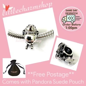 NEW Authentic Genuine PANDORA Sterling Silver Skiing Penguin Charm - 792988C01 - Picture 1 of 9